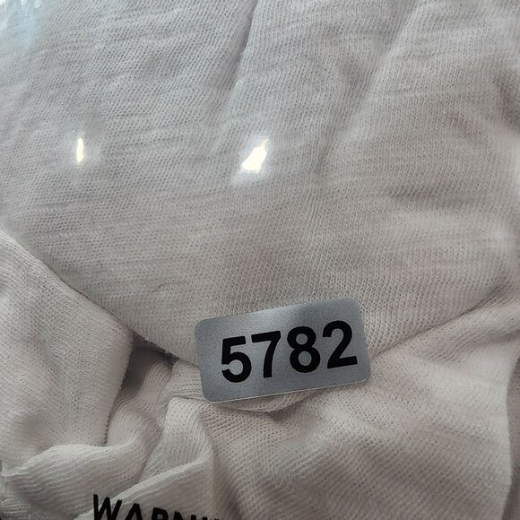 Womens White Lucky Brand Shirt Top Long Sleeve Round Neck Size M - Picture 11 of 11